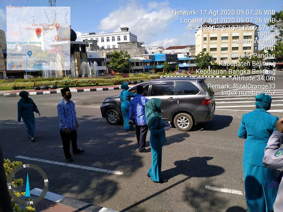 Giat Harian Operasi Yustisi Protokol Kesehatan 17 Agustus 2020